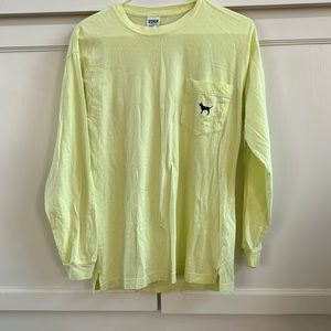 pink long sleeve shirt